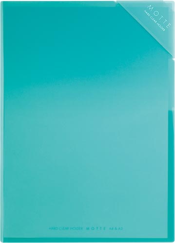 ハードクリヤーホルダーモッテA3 ライトブルー×5