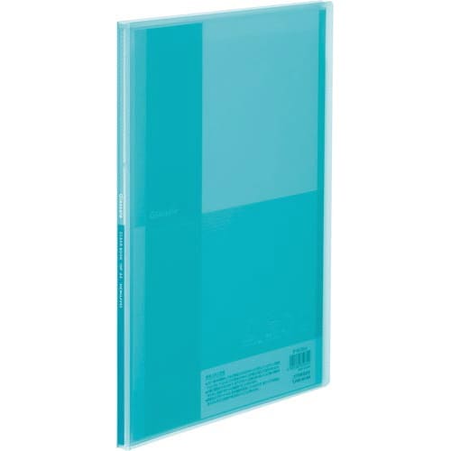 クリヤーブックグラッセルA4 10枚 水色×10