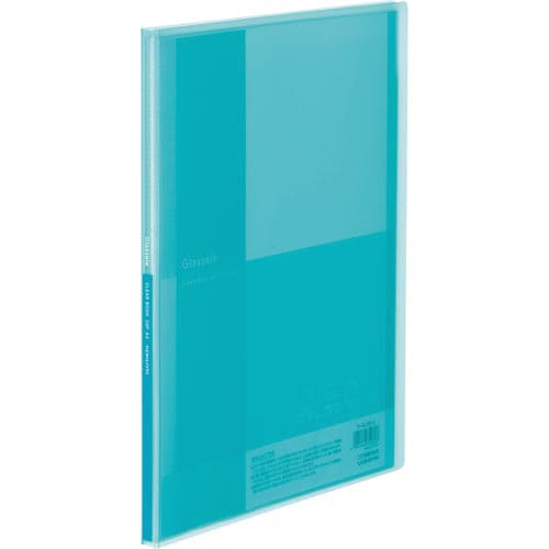 クリヤーブックグラッセルA4 20枚 水色×10
