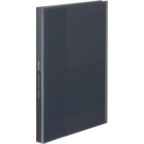 クリヤーブックグラッセルA4 40枚ブラック×10