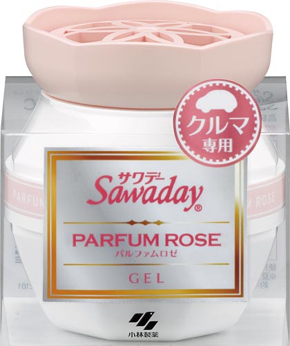 バラ)Sawadayクルマ専用ゲルパルファムロゼ9