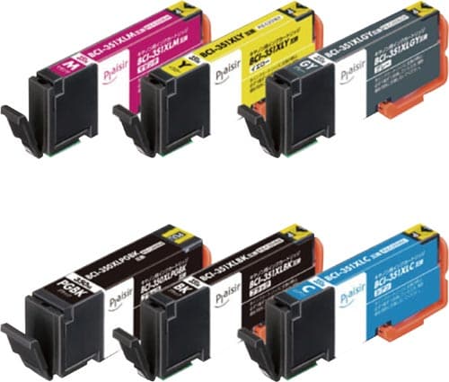 互換インク BCI−351XL+350XL 6色