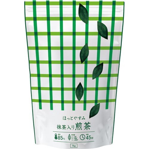 ほっとやすみ抹茶入り煎茶 1kg×3