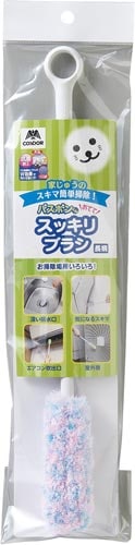 バスボンくん おててすっきりブラシ長柄 ピンク
