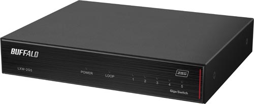 5ポートスイッチングハブ 2.5GbE対応