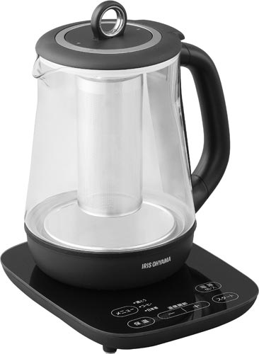 ガラスケトル 温度調整付 IKE−G1500T−B