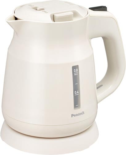 電気ケトル 0.8L WEK−08 W