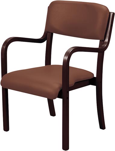 福祉用チェアフランコ ブラウン/ブラウン