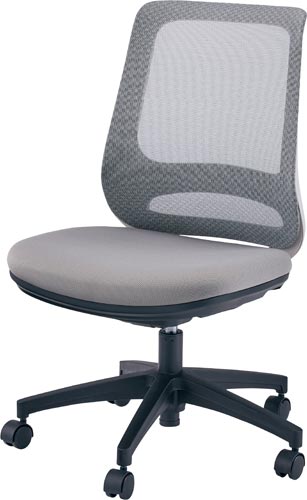 YT7チェア 肘なし グレー×グレー