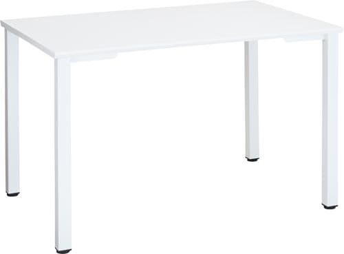 タップテーブルW1200D800ホワイト脚WH