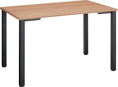 タップテーブルW1200D800ブラウン脚BK