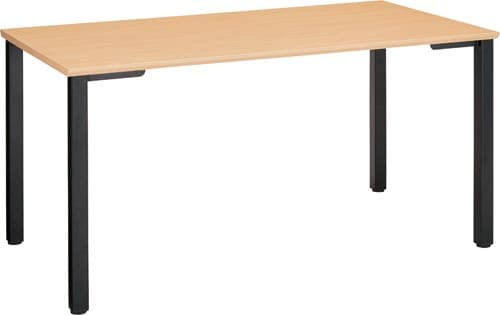 タップテーブルW1500D800ナチュラル脚BK