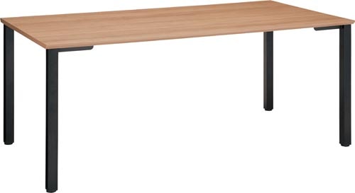 タップテーブルW1800D900ブラウン脚BK