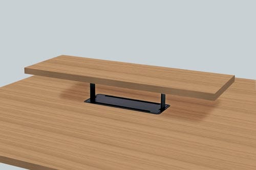 インベントFSデスク専用トップシェルフラスティック