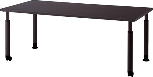 DWTテーブル昇降脚W1800ダークブラウン