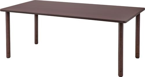 DWTテーブルスペーサー脚W1800ダークブラウン