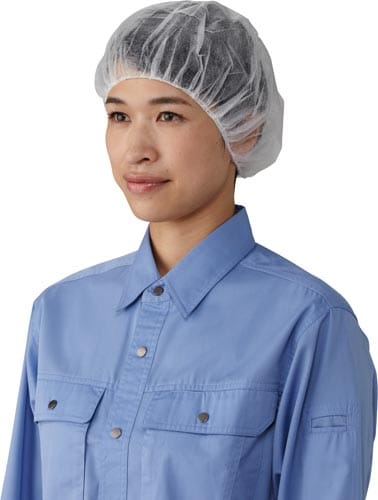 使い捨てヘアキャップ(平織)100枚×10