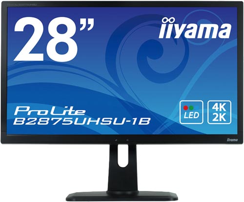 28型ワイド液晶モニタB2875UHSU−B1B黒