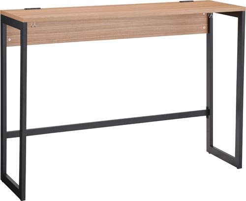 リスムハイデスクW1500 黒脚 ウォルナット