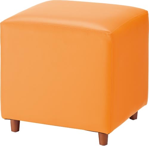 ブロックソファ スクエア オレンジ