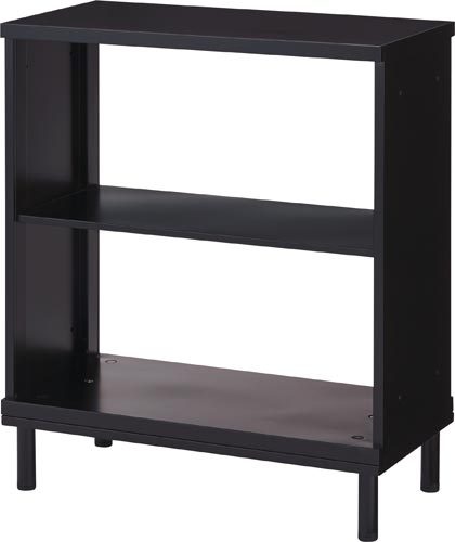 フリーボ 下置脚付 両面オープン2段 ブラック