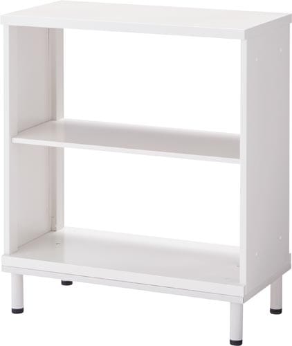 フリーボ 下置脚付 両面オープン2段 ホワイト