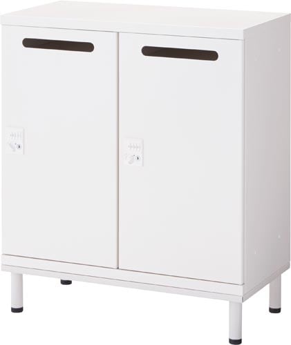 フリーボ 下置脚付 パーソナルロッカー ホワイト