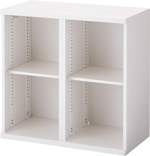 フリーボ 上置 オープン2列 ホワイト