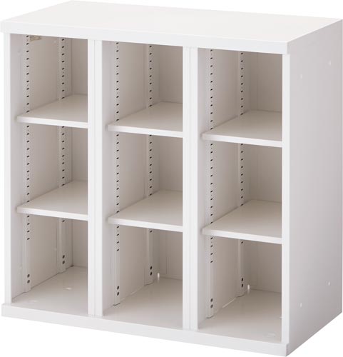 フリーボ 上置 オープン3列 ホワイト