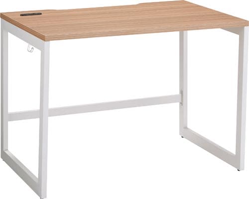 リスムデスクD700W1000 白脚 ウォルナット