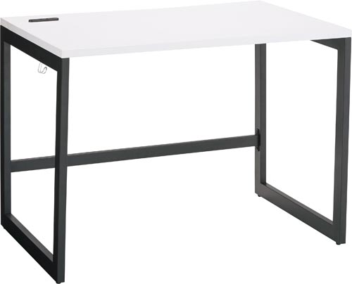 リスムデスクD700W1000 黒脚 ホワイト