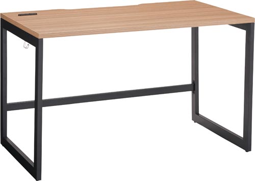 リスムデスクD700W1200 黒脚 ウォルナット