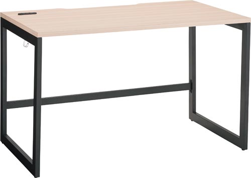 リスムデスクD700W1200 黒脚 ナチュラル