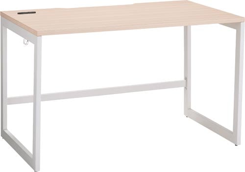 リスムデスクD700W1200 白脚 ナチュラル