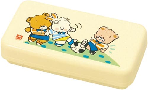 粘土ケース 1kg用 (学校用) サッカーの絵