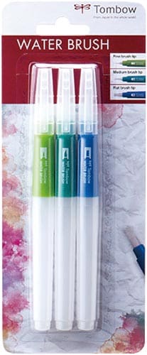 WATER BRUSH 水筆アソート3Pパック