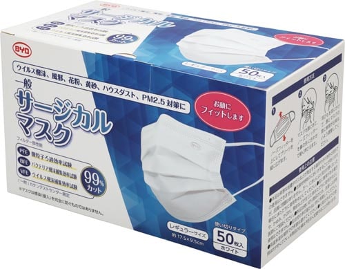 一般サージカルマスク ふつう 50枚