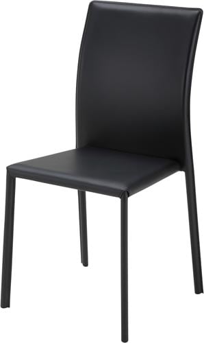 ブライトスタッキングチェア(ブラック)4脚入