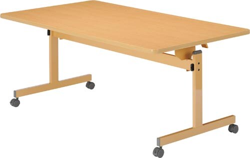 介護用フラップテーブル 幅1600 メープル