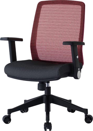 オフィスチェア JG4 レッド