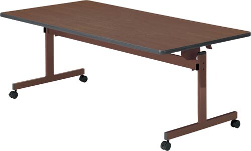 介護用フラップテーブル 幅1800 ダーク