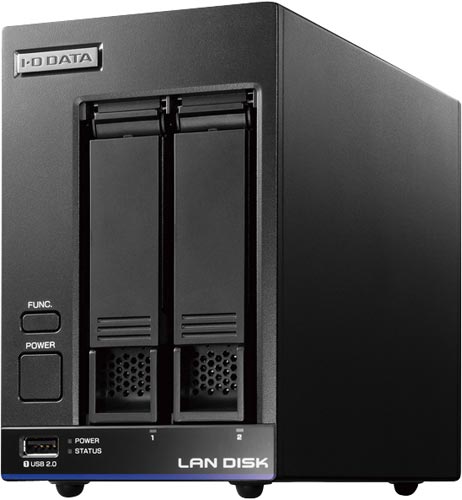 高性能CPUWDRed搭載2ドライブNAS12TB