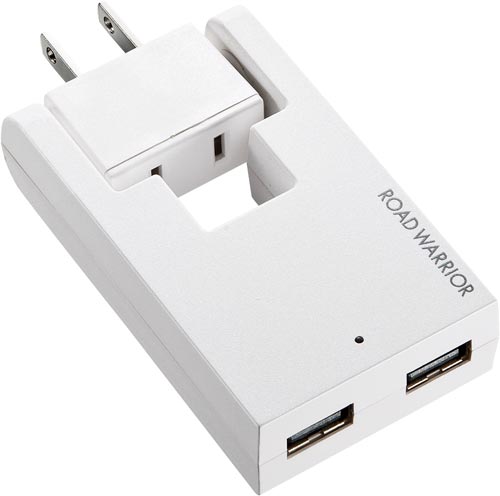 スイングUSB充電タップ ホワイト