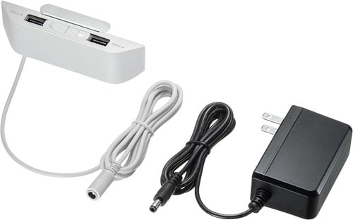 USB充電器(2ポート・合計4.2A・設置タイプ)