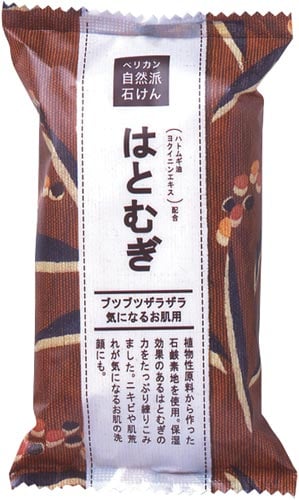 ペリカン自然派石けんはとむぎ