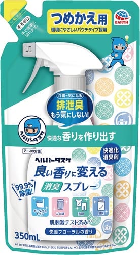 ヘルパータスケ良い香りに変えるスプレー替×4