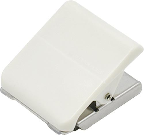 ハイブリッドマグネットクリップS白×10