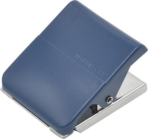 ハイブリッドマグネットクリップL青×10