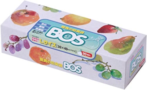 驚異の防臭袋BOS 箱型Lサイズ白 1箱(90枚)