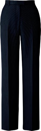 裾上げパンツAP6247ブラック×ブルー19号